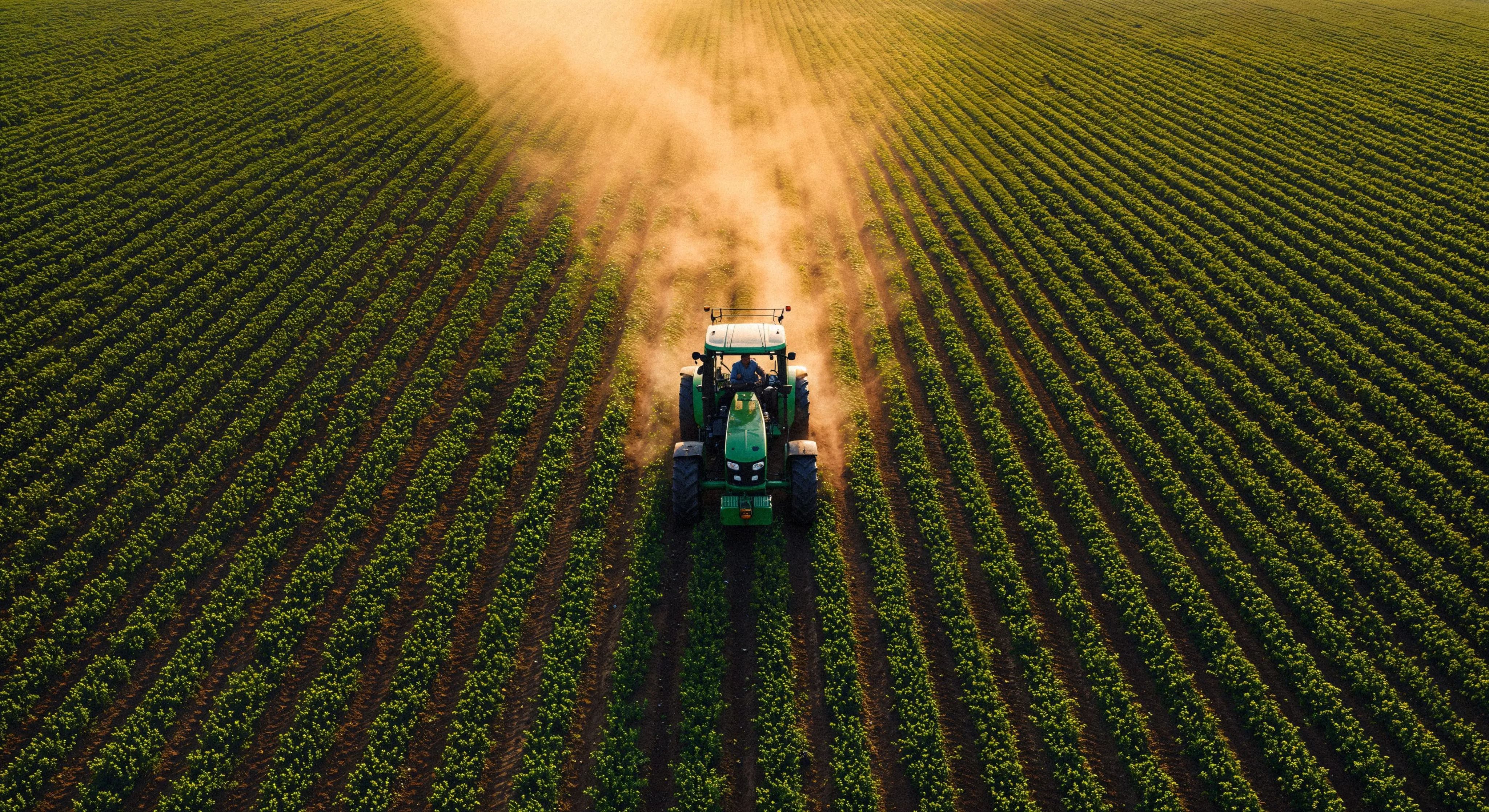 Dark agricultural field pattern